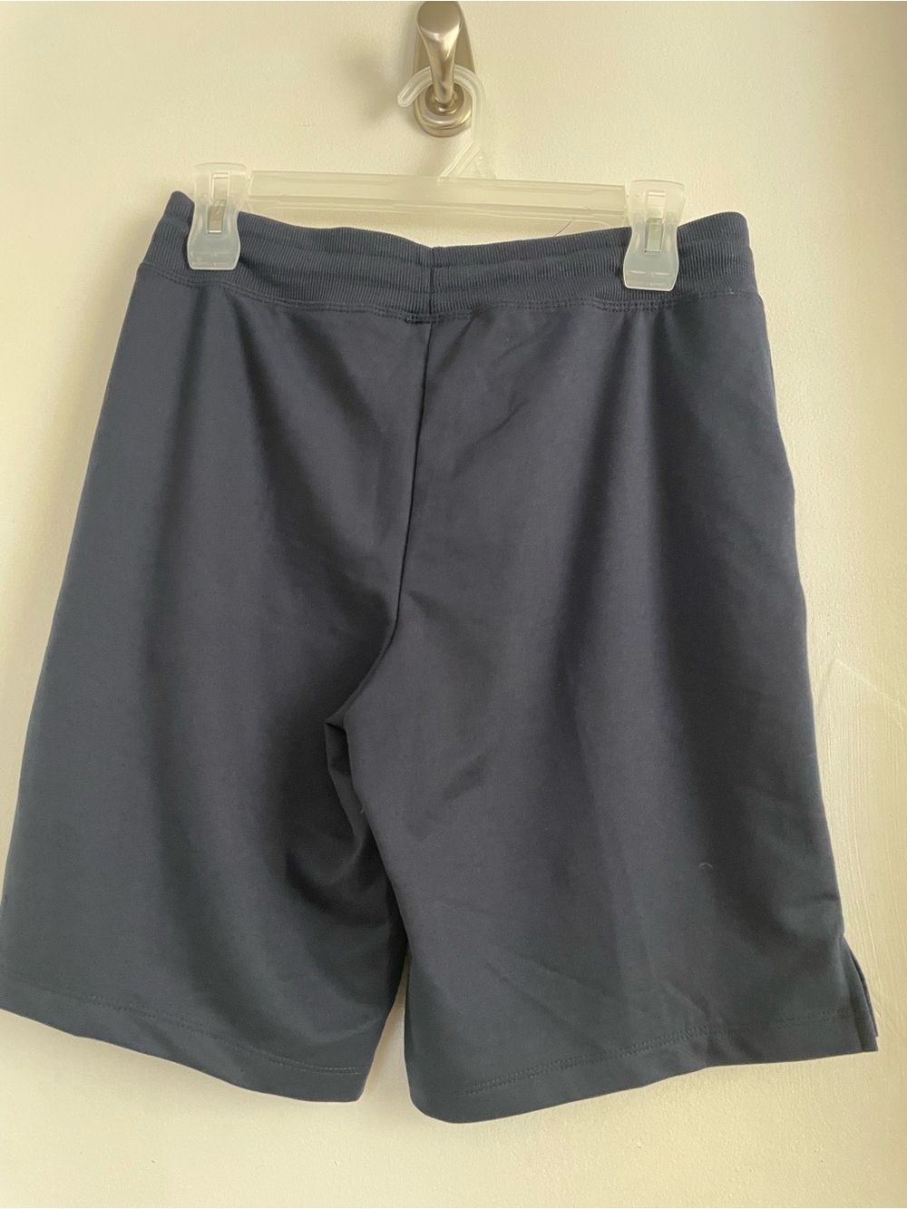 Athletic Works Navy Drawstring Performance Shorts - Picture 2 of 3